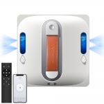 Window Cleaning Robot Liectroux S11, 4-Way Water Spray, Home Glass Floor Wall Tiles Cleaner Robot, Robot Vacuum Cleaner for Windows, Intelligent Navigation, Multiple Safety System, Frameless Works, Remote and App Control,Voice Prompts, 8 Microswitches